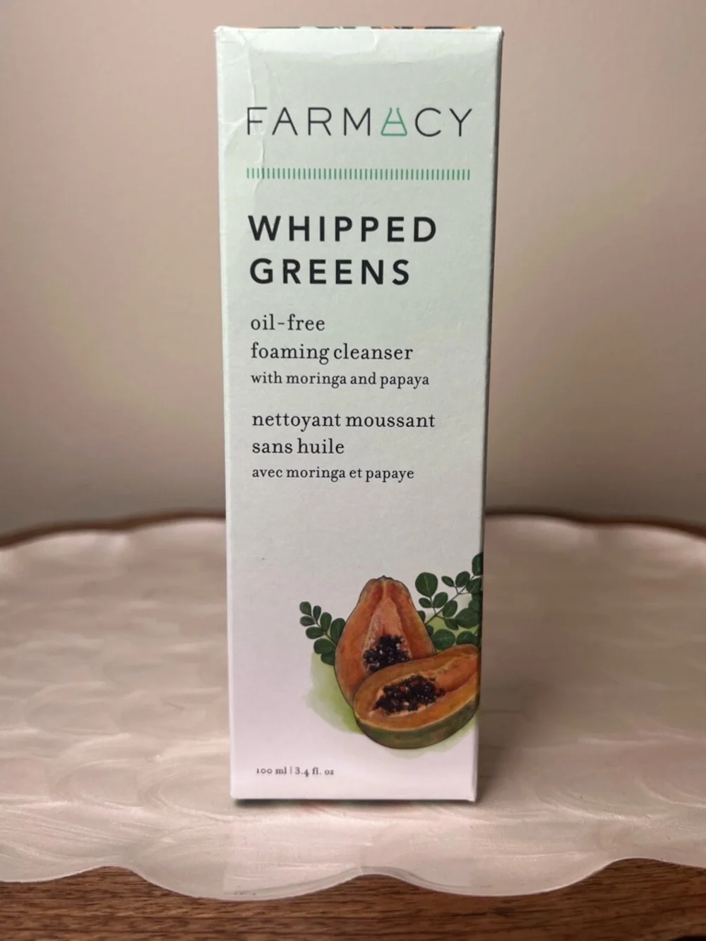 Farmacy Whipped Greens Oil Free‎ Foaming Cleanser 3.4 oz NEW